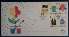 NEDERLAND NVPH FDC E 717 WETENSCHAP