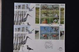 NEDERLAND NVPH FDC E 729 AB VOGELS