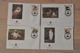 225 ++ FDC WWF WNF WERELD NATUUR FONDS ++ PHILIPPINES VOGELS BIRDS