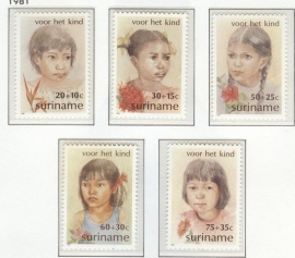 REP. SURINAME 1981 ZBL SERIE 274 KIND CHILD