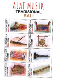 INDONESIË 2022 ZBL 3828/35 V ALAT MUSIK TRADISIONAL BALI