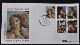 ARUBA 2015 FDC E 206 BOTTICELLI