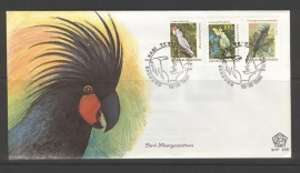 INDONESIË 1981 FDC 103-1 VOGELS