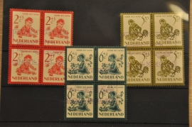NEDERLAND 1950 NVPH 563-67 GEBRUIKT ++ P 133/34