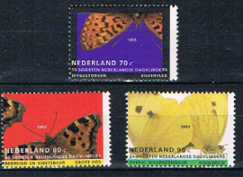 NEDERLAND 1993 NVPH 1553-55 ++ VLINDERS