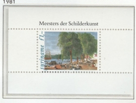 REP. SURINAME 1981 ZBL SERIE 273 SCHILDERIJEN PAINTINGS