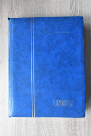 GEBRUIKT LINDNER INSTEEKALBUM 30 WITTE BLADEN = 60 ZIJDEN LEES (5)