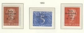 NIEUW GUINEA 1953 NVPH SERIE 22 WATERSNOOD