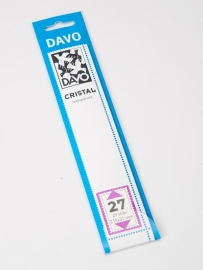 DAVO CRISTAL STROKEN MOUNTS C27 (215 x 31) 25 STK/PCS