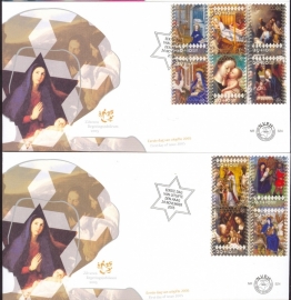 NEDERLAND NVPH FDC E524 KERSTMIS CHRISTMAS