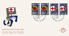 NEDERLAND NVPH FDC E247A RODE KRUIS RED CROSS