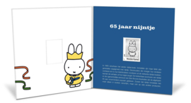 NEDERLAND ZILVEREN ZEGEL 60 JAAR NIJNTJE  LIMITED EDITION