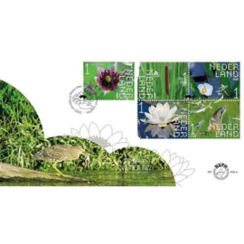 NEDERLAND NVPH FDC E 838 AB BELEEF DE NATUUR