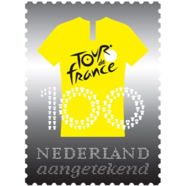 NEDERLAND TOUR DE FRANCE ZILVEREN ZEGEL