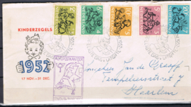 NEDERLAND 1952 FDC E11 LEES