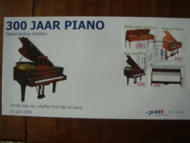 ANTILLEN 2009 FDC E426 PIANO MUZIEK