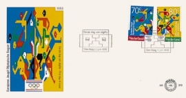 NEDERLAND NVPH FDC E310 OLYMPISCHE JEUGD DAGEN