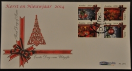 ARUBA 2014 FDC E 201 KERSTMIS