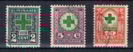 SURINAME 1927 NVPH 127-129 GEBRUIKT ++ Q 339