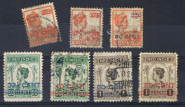 NED. INDIË 1921 NVPH 142-148  ++ D 253