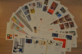 FDC JAARGANG 1994 COMPLEET BLANCO OPEN KLEP.