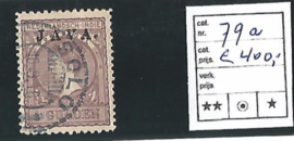 NED. INDIË 1908 NVPH 79A  ++ PH