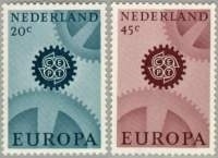 NEDERLAND 1967 NVPH SERIE 884 EUROPA CEPT FOSFOR