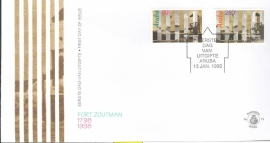 ARUBA 1998 FDC E 073 FORT ZOUTMAN