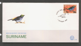 REP. SURINAME ZBL FDC E108 VOGELS