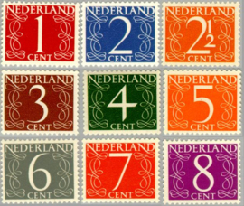 NEDERLAND 1946 NVPH 460-68 POSTFRIS