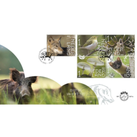 NEDERLAND NVPH FDC E 847 AB BELEEF DE NATUUR