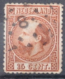 NEDERLAND 1867 NVPH 09 GESTEMPELD ++ J 3