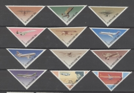 REP. SURINAME 1987 ZBL SERIE 549 VLIEGTUIGEN AIRPLANES ALS PAAR!!