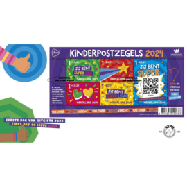 NEDERLAND NVPH FDC E 888 KINDERZEGELS