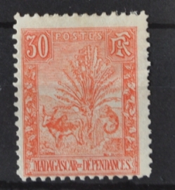 P 253 ++ MADAGASCAR 1903 HINGED PLAKREST