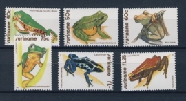 REP. SURINAME 1981 ZBL SERIE 259 KIKKERS FROGS