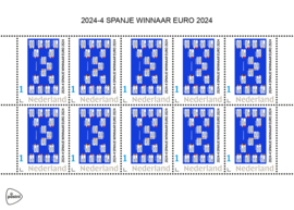 EK VOETBAL EURO 2024 DUITSLAND SPANJE WINNAAR ++ D(C) 120