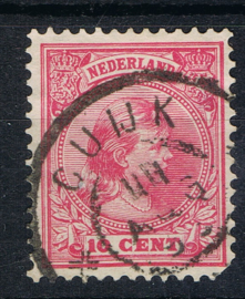 NEDERLAND 1891 NVPH 37 GESTEMPELD ++ J 348