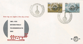 NEDERLAND 1965 FDC E73 OPEN KLEP ++ VOORBEELD SCAN