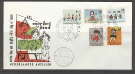 ANTILLEN 1963 FDC E 27C GESLOTEN