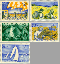 NEDERLAND 1949 NVPH 513-517 POSTFRIS