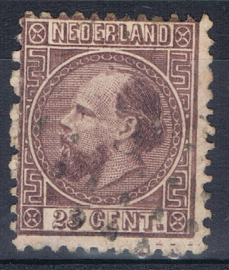 NEDERLAND 1867 NVPH 11 GESTEMPELD ++ D 236