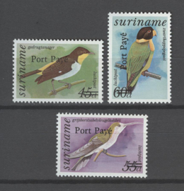 REP. SURINAME 1994 ZBL SERIE 798 VOGELS BIRDS PORT