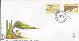 ARUBA 2002 FDC E 101 UPAEP