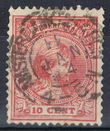 NEDERLAND 1891 NVPH 37 GESTEMPELD ++ D 239