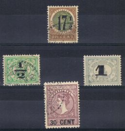 NED. INDIË 1917 NVPH 138-141  ++ D 252