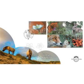 NEDERLAND NVPH FDC E 828 AB BELEEF DE NATUUR