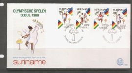 REP. SURINAME ZBL FDC E123 OLYMPISCHE SPELEN