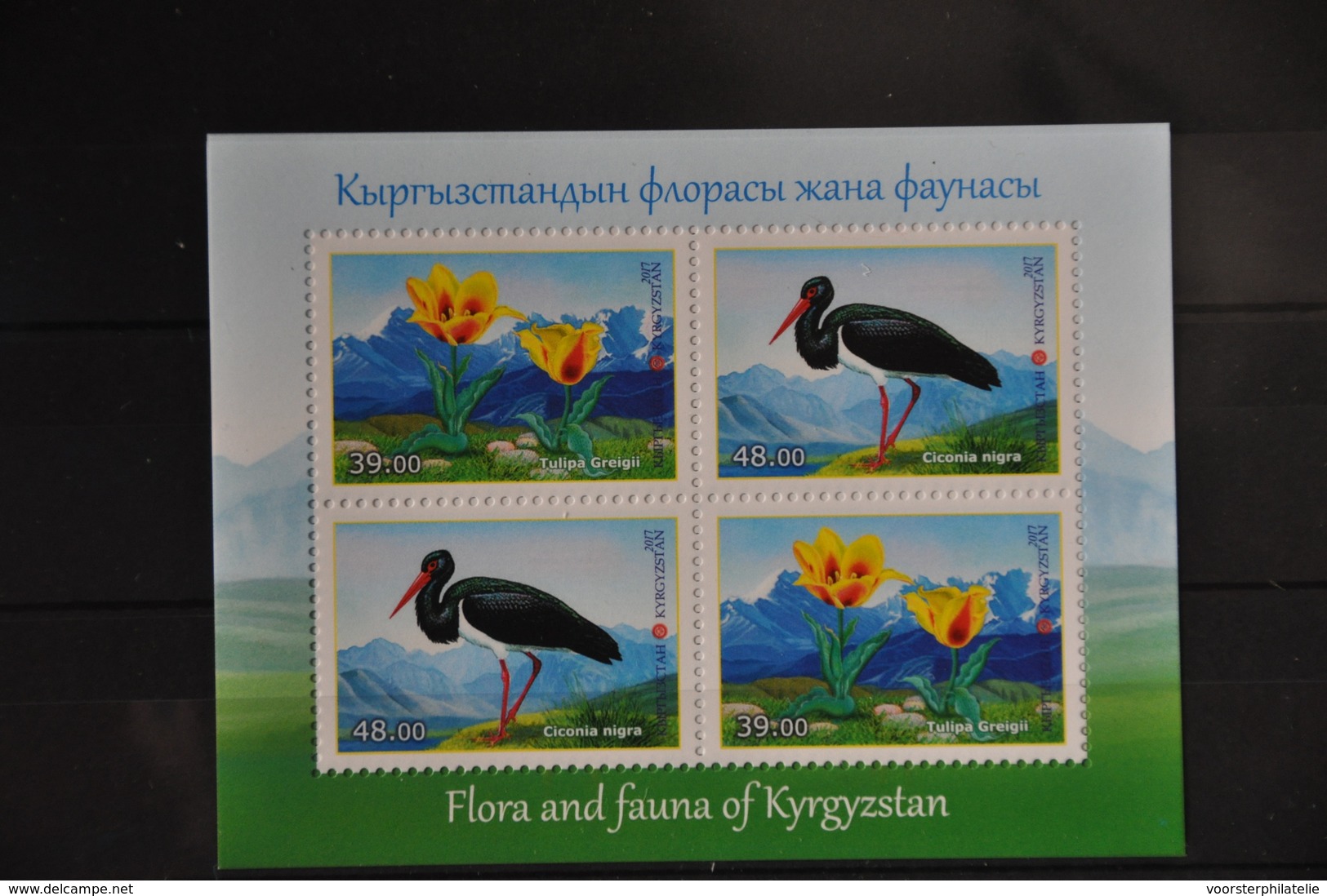 KIRGISTAN 2017 VOGELS  ++ S 298