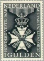 NEDERLAND 1965 NVPH SERIE 839 MILITAIRE WILLEMSORDE